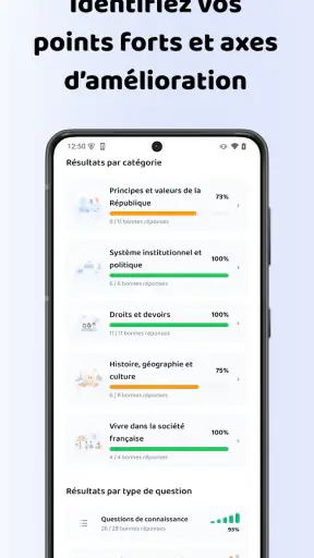 Examen Civique 2026 screenshot