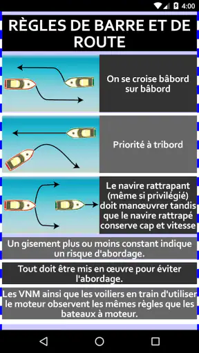Examen Permis Bateau Côtier screenshot