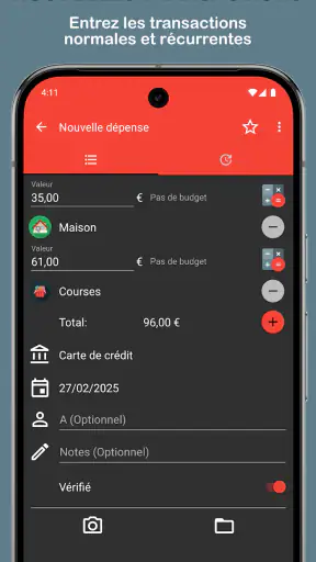 Fast Budget – Dépenses screenshot
