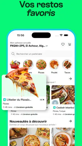 Fast: Livraison repas, courses screenshot