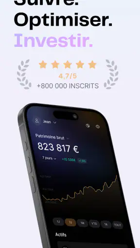Finary : Patrimoine & Budget screenshot