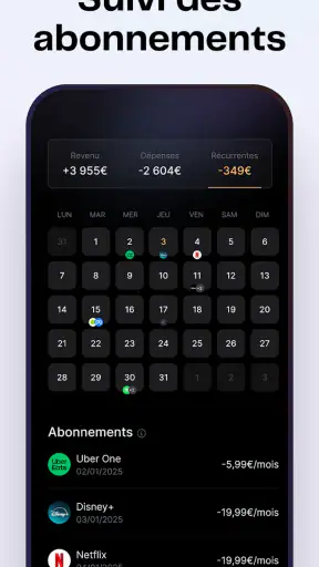 Finary : Patrimoine & Budget screenshot