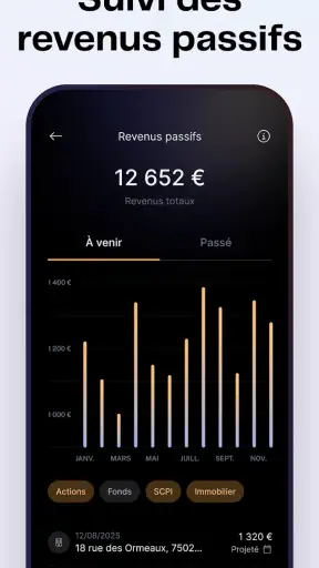 Finary : Patrimoine & Budget screenshot