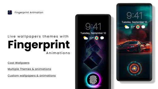 Fingerprint Live Animation App screenshot