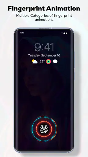 Fingerprint Live Animation App screenshot