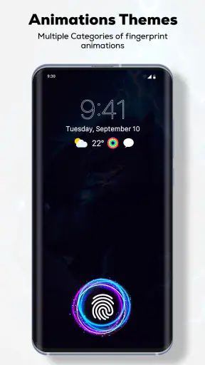 Fingerprint Live Animation App screenshot