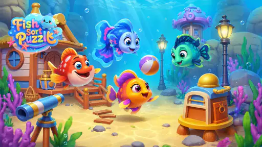 Fish Sort Puzzle: Fish Jeux screenshot