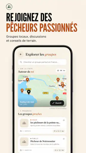 Fishing Grid - Pêche & partage screenshot