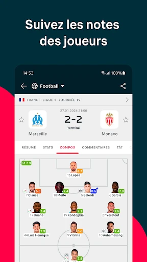 Flashscore: Résultats & Actu screenshot