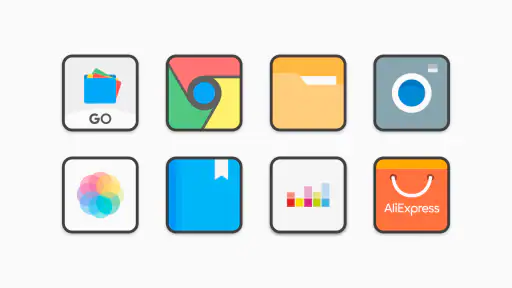 Flat Square - Icon Pack screenshot