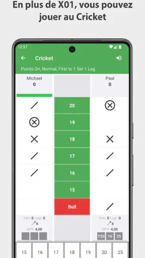 Fléchettes Compteur de Scores screenshot