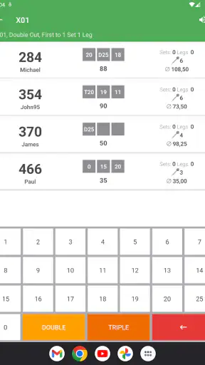 Fléchettes Compteur de Scores screenshot