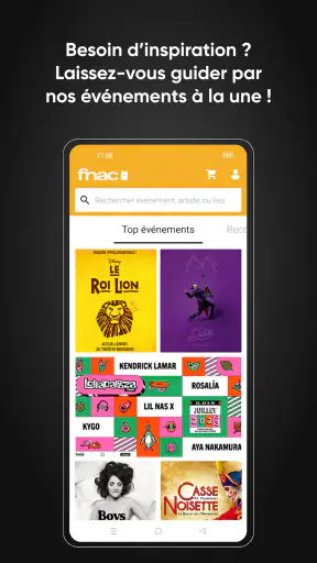 FNAC SPECTACLES screenshot