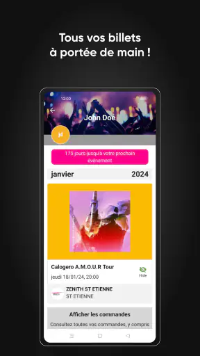FNAC SPECTACLES screenshot