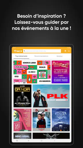 FNAC SPECTACLES screenshot