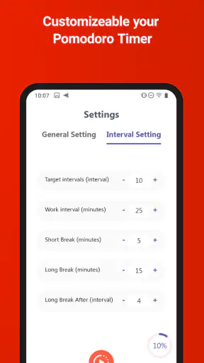 FocusCommit - Pomodoro Timer screenshot