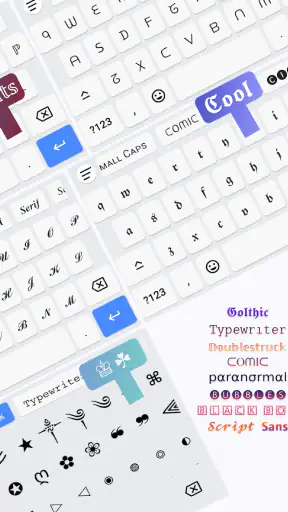 Fonts Aa - Polices clavier screenshot