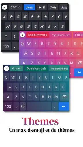 Fonts Aa - Polices clavier screenshot