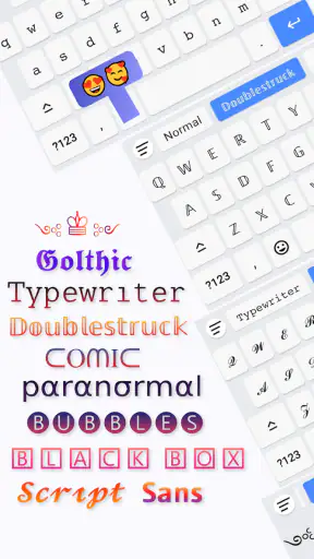 Fonts Aa - Polices clavier screenshot