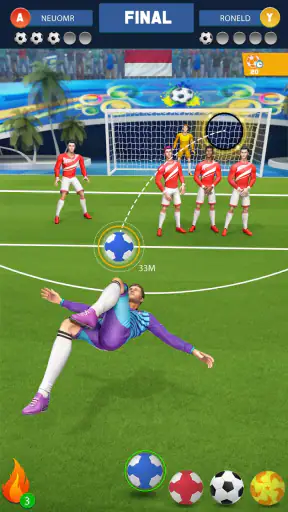 Jeu de but de football screenshot