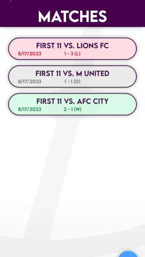 Football Lineup Manager screenshot