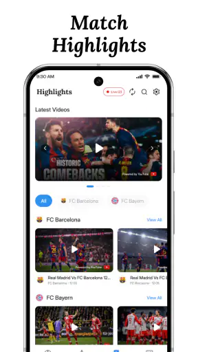 Football Live Score Highlights screenshot