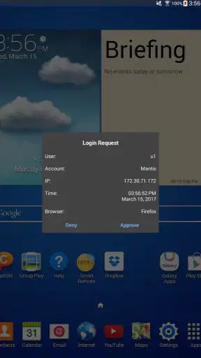FortiToken Mobile screenshot