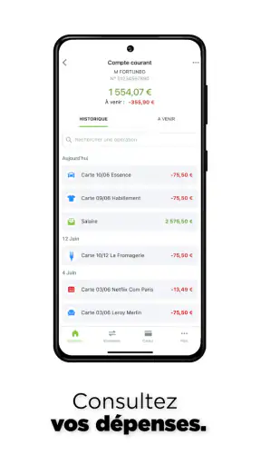 Fortuneo - ma banque en ligne screenshot