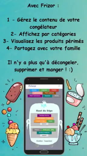 Frizor Gestion de congélateur screenshot
