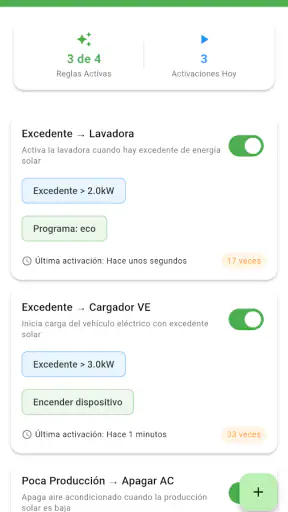 Fusion Solar Auto : Économies screenshot