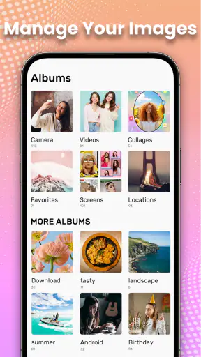 Galerie de photos et album screenshot