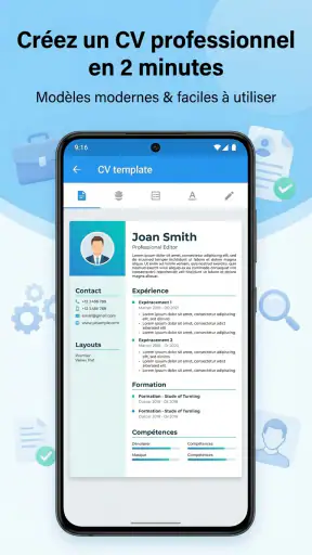 Générateur de CV Fabricant CV screenshot