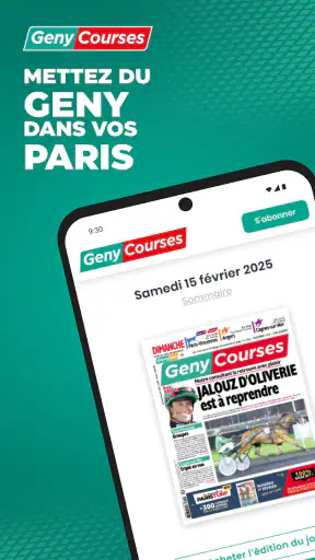 Geny Courses: pronostic quinté screenshot