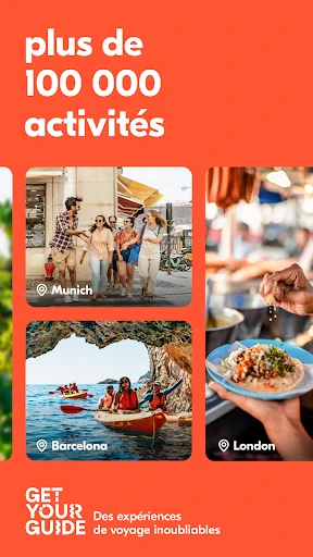 GetYourGuide : tours & billets screenshot