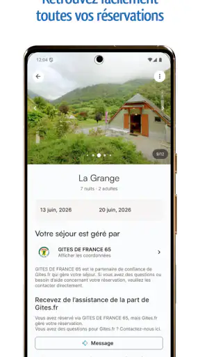 Gîtes : Locations de vacances screenshot