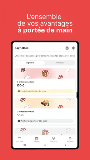 Pluxee Cadeaux (ex Glady) screenshot