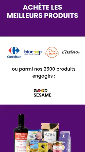 GoodSesame, recette healthy screenshot