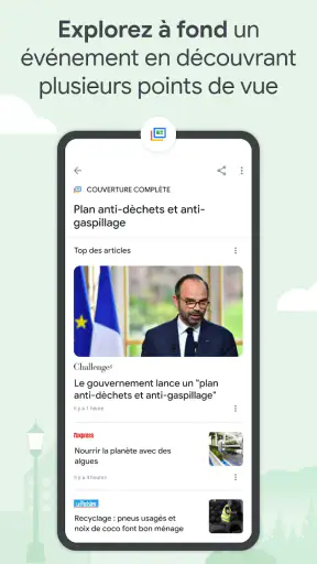 Google Actualités screenshot