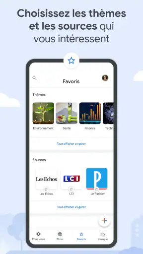 Google Actualités screenshot