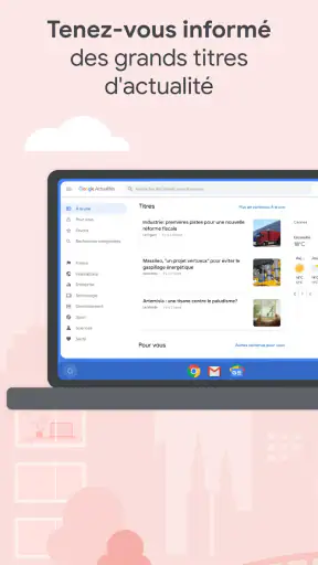 Google Actualités screenshot