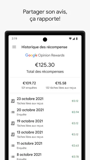 Google Opinion Rewards screenshot