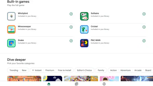 Google Play Jeux screenshot