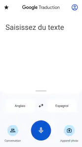 Google Traduction screenshot