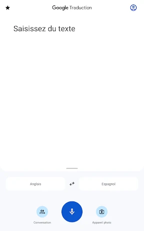 Google Traduction screenshot