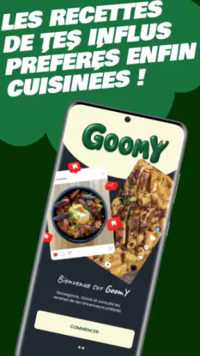 GoomY - Partage tes recettes screenshot