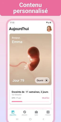 Grossesse + | Appli de Suivi screenshot