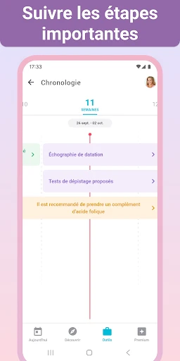 Grossesse + | Appli de Suivi screenshot