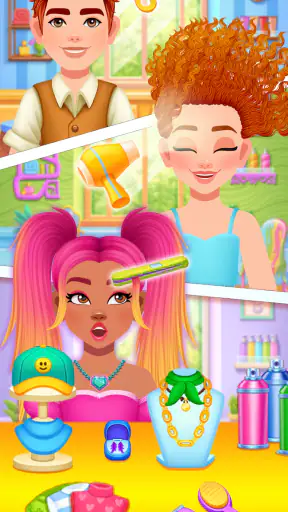 Hair Salon Games For Kids screenshot