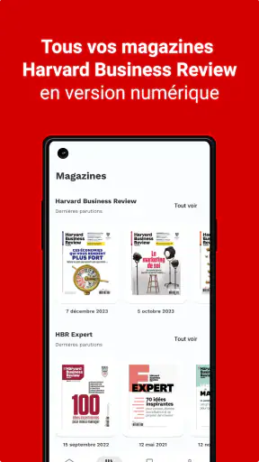Harvard Business Review France screenshot