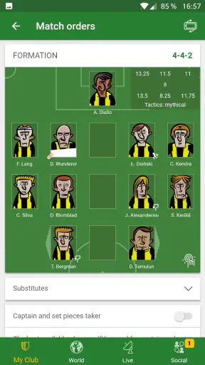 Hattrick : Gestion de football screenshot